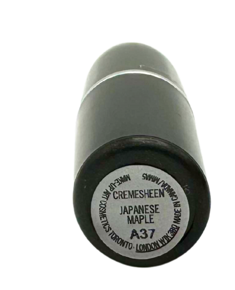 rossetto Mac Cosmetics Cremesheen Lipstick Pearl Collection JAPANESE MAPLE