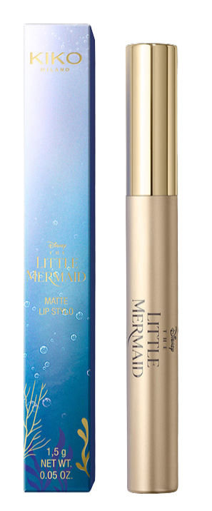 rossetto Kiko Disney The Little Mermaid Matte Lip Stylo 01 Just One Kiss
