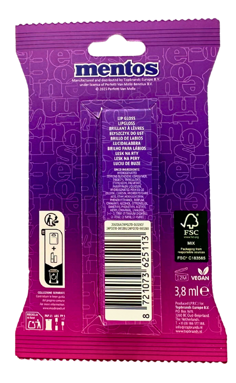 lucidalabbra Topbrands Lip Gloss Swirl Mentos RASPBERRY