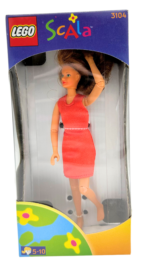 bambola LEGO Scala Caroline in red dress 3104 anno 1998