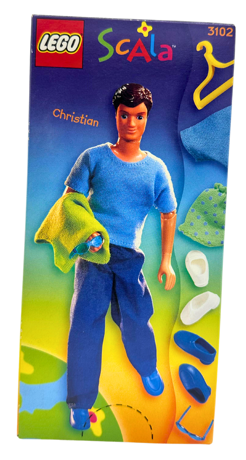 set 11 pezzi abbigliamento LEGO Scala Leisure Wear for Christian 3102 anno 1998