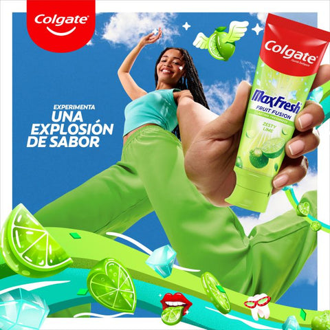 dentifricio Colgate Max Fresh Fruit Fusion ZESTY LIME 75 ml