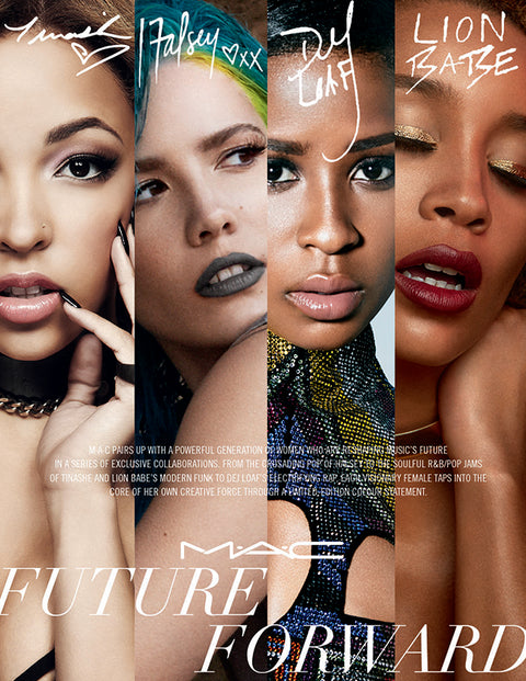 rossetto Mac Cosmetics Matte Lipstick Future Forward HALSEY