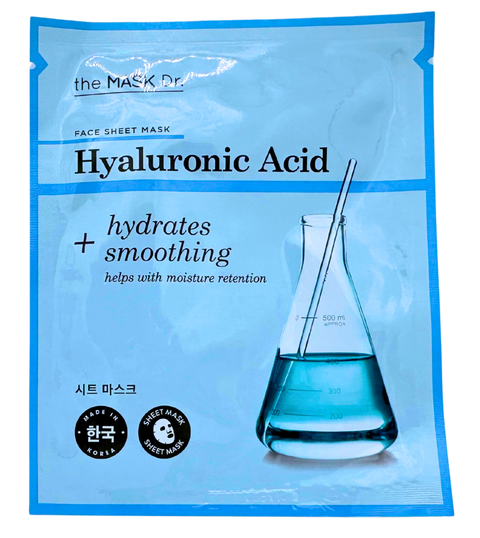 maschera viso coreana tessuto The MASK Dr. Hyaluronic Acid Hydrates + Smoothing 20 ml
