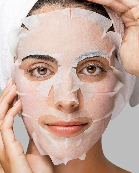 maschera viso in tessuto Bubble T Cosmetics Jasmine Bubble Tea con Niacinamide & Aloe Vera