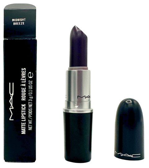 rossetto Mac Cosmetics Matte Lipstick Velvet Mattes MIDNIGHT BREEZE