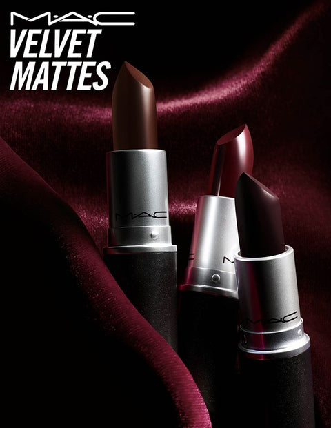 rossetto Mac Cosmetics Matte Lipstick Velvet Mattes MIDNIGHT BREEZE