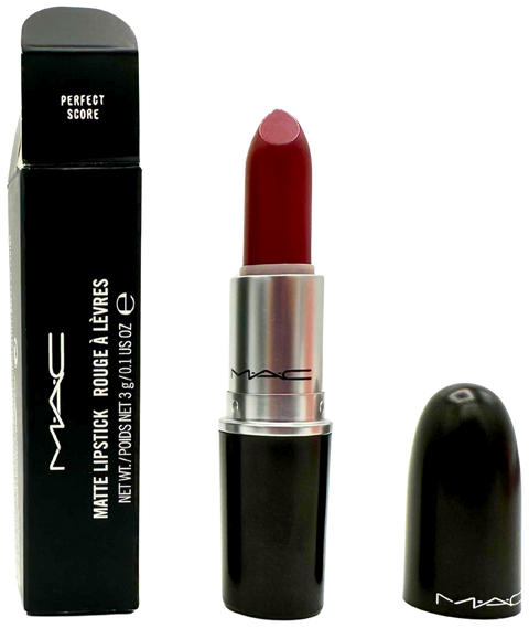 rossetto Mac Cosmetics Matte Lipstick It’s A Strike PERFECT SCORE