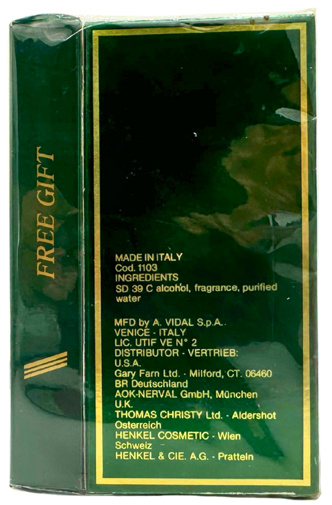 profumo uomo Eau de Cologne 80° Vidal Pino Silvestre 100 ml + free gift rasoio Cod. 1103