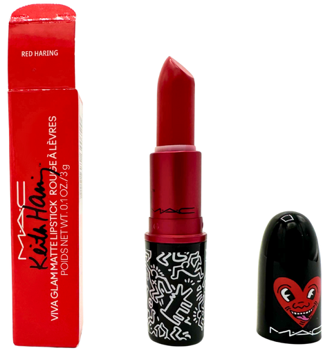 rossetto Mac Cosmetics Matte Lipstick Viva Glam Keith Haring RED HARING