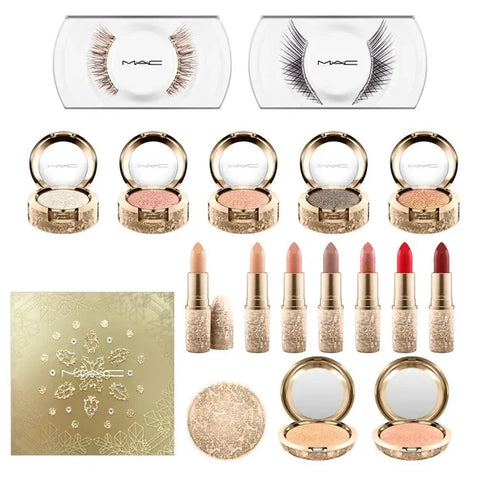 rossetto Mac Cosmetics Frost Lipstick Snowball Collection SHIMMER & SPICE