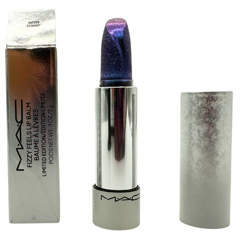 balsamo labbra Mac Cosmetics Fizzy Feels Lip Balm Bizarre Blizzard Bash SHIVER SHIMMY