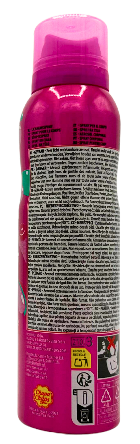 spray corpo profumato Chupa Chups Body Spray STRAWBERRY SWIRL 150 ml