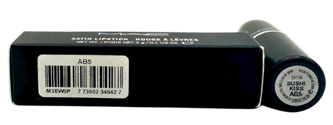 rossetto Mac Cosmetics Satin Lipstick All About Orange SUSHI KISS