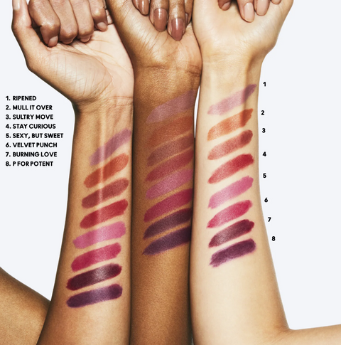 rossetto Mac Cosmetics Powder Kiss Lipstick 918 RIPENED