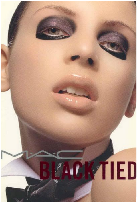 ombretto Mac Cosmetics Eye Shadow Holiday 2001 BLACK TIED Velvet