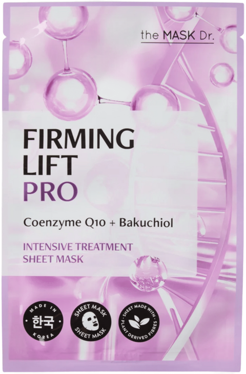 maschera viso coreana tessuto The MASK Dr. FIRMING LIFT PRO Coenzyme Q10 + Bakuchiol