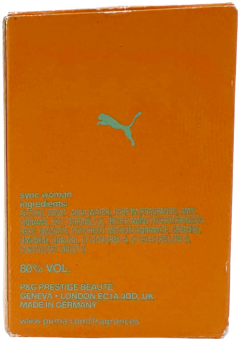 profumo donna Eau de Toilette Puma SYNC Woman natural spray 20 ml