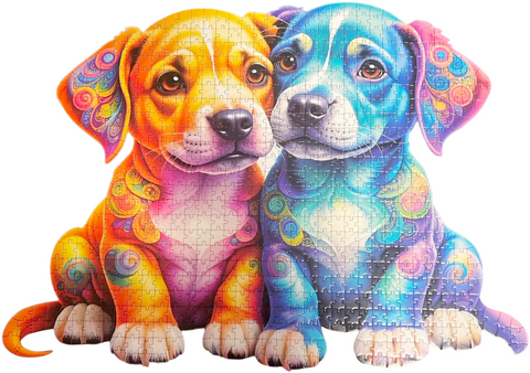 puzzle sagomato Grafix Shaped Puzzle PUPPIES - CUCCIOLI