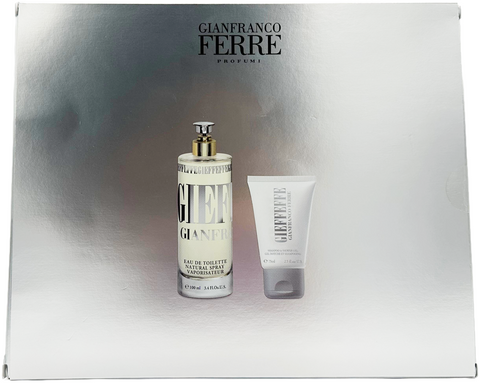 set profumo unisex Gianfranco Ferre GIEFFEFFE Eau de Toilette 100 ml + Shampoo & Shower Gel
