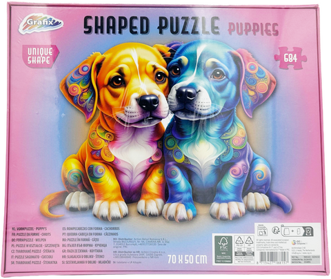 puzzle sagomato Grafix Shaped Puzzle PUPPIES - CUCCIOLI