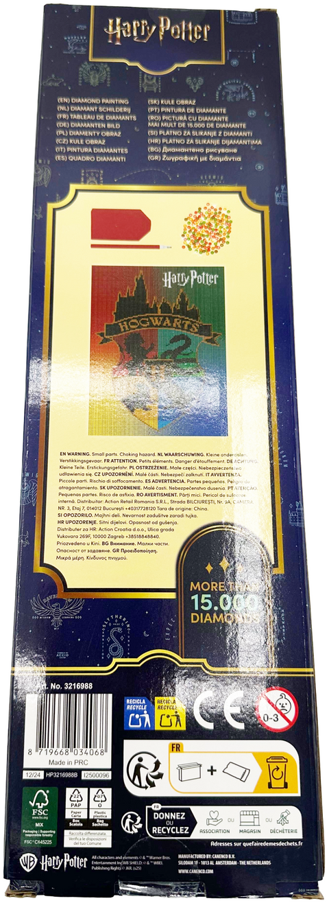 diamond painting Harry Potter HOGWARTS 30x40 cm