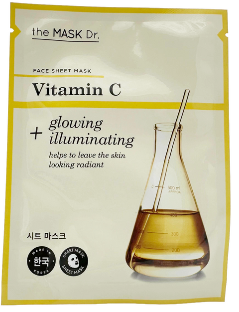 maschera viso coreana tessuto The MASK Dr. Vitamin C Glowing + Illuminating 20 ml