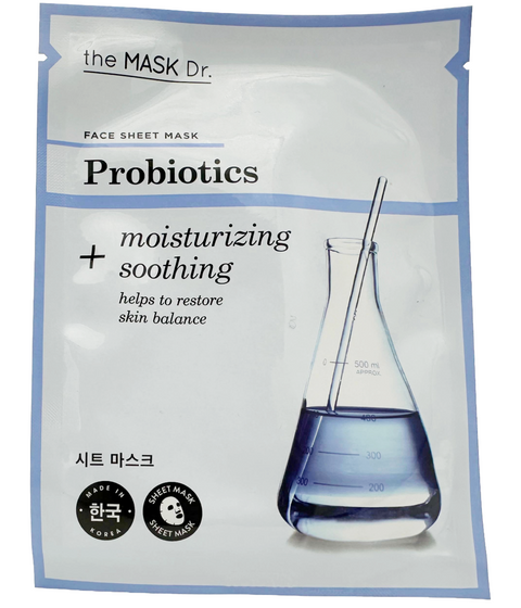 maschera viso coreana tessuto The MASK Dr. Probiotics Moisturizing + Soothing 20 ml
