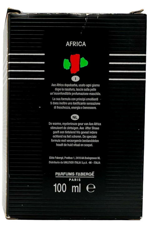 after shave Fabergé Paris Axe Africa splash 100 ml