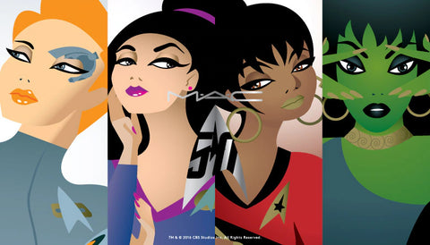 rossetto Mac Cosmetics Frost Lipstick Star Trek THE ENEMY WITHIN