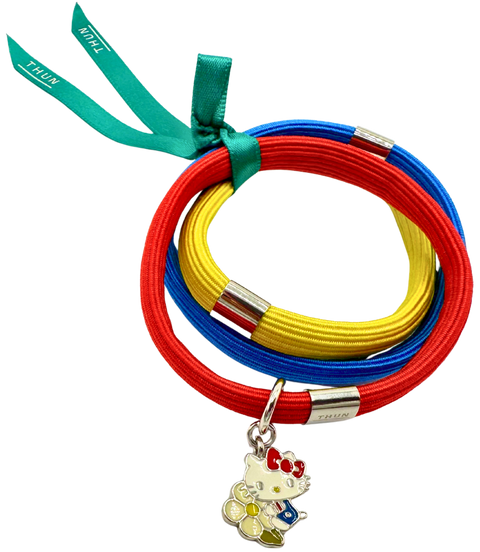 bracciale elastico colorato Impulse Thun Sanrio Hello Kitty con fiore V5754P00