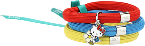 bracciale elastico colorato Impulse Thun Sanrio Hello Kitty con fiore V5754P00