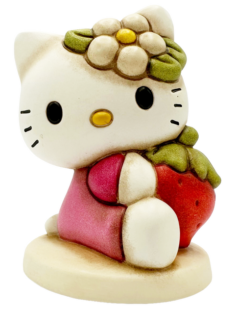 statuina soprammobile Thun Sanrio Hello Kitty piccola con fragola F2799H90