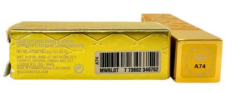 rossetto Mac Cosmetics Satin Lipstick Prabal Gurung ULTRAMARINE PINK