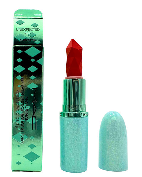 rossetto Mac Cosmetics M·A·Cximal Satin Lipstick / M·A·C Holiday Unexpected Red Edizione Limitata