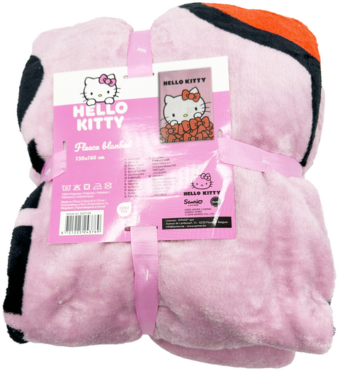 plaid in pile Sanrio Hello Kitty Fleece Blanket 3207129