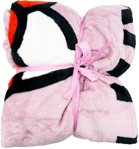 plaid in pile Sanrio Hello Kitty Fleece Blanket 3207129