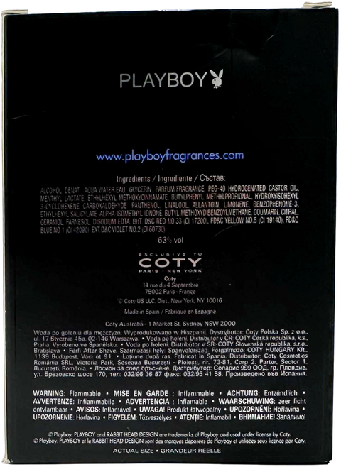 after shave splash Playboy MALIBU 100 ml