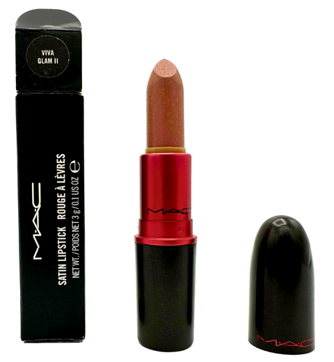 rossetto Mac Cosmetics Satin Lipstick VIVA GLAM II