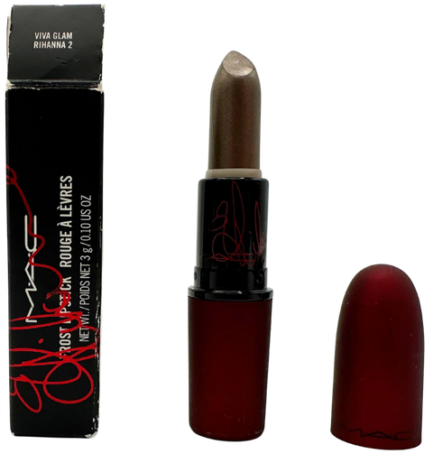 rossetto Mac Cosmetics Frost Lipstick VIVA GLAM RIHANNA 2