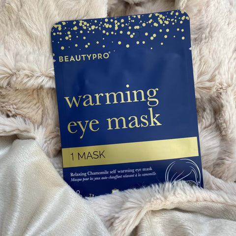 maschera occhi Beautypro Relaxing Chamomile self warming eye mask