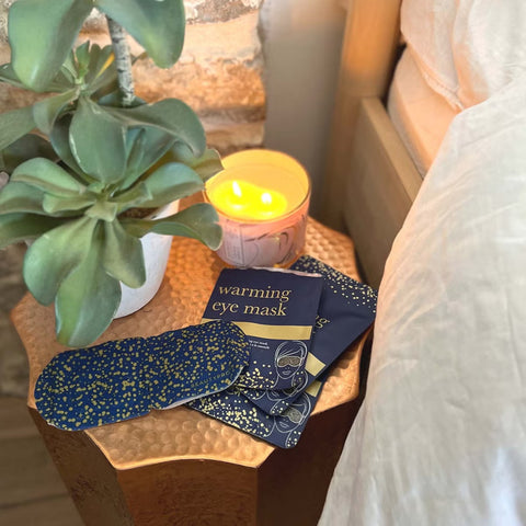 maschera occhi Beautypro Relaxing Chamomile self warming eye mask