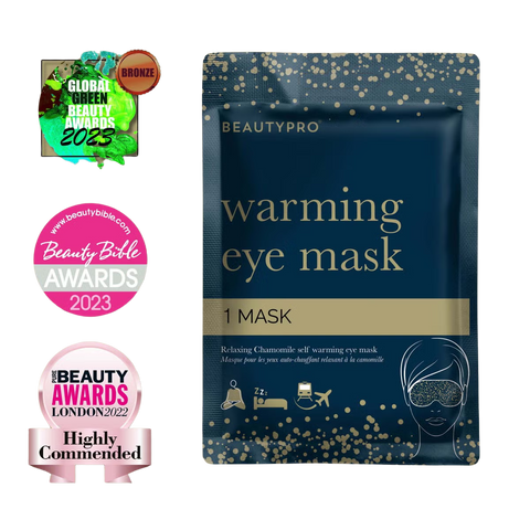 maschera occhi Beautypro Relaxing Chamomile self warming eye mask