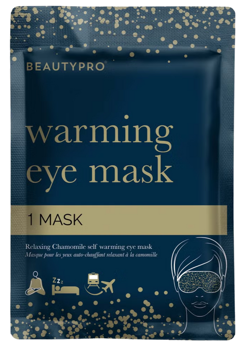 maschera occhi Beautypro Relaxing Chamomile self warming eye mask