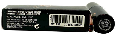 rossetto Mac Cosmetics Cremesheen Lipstick Ellie Goulding WITHOUT YOUR LOVE