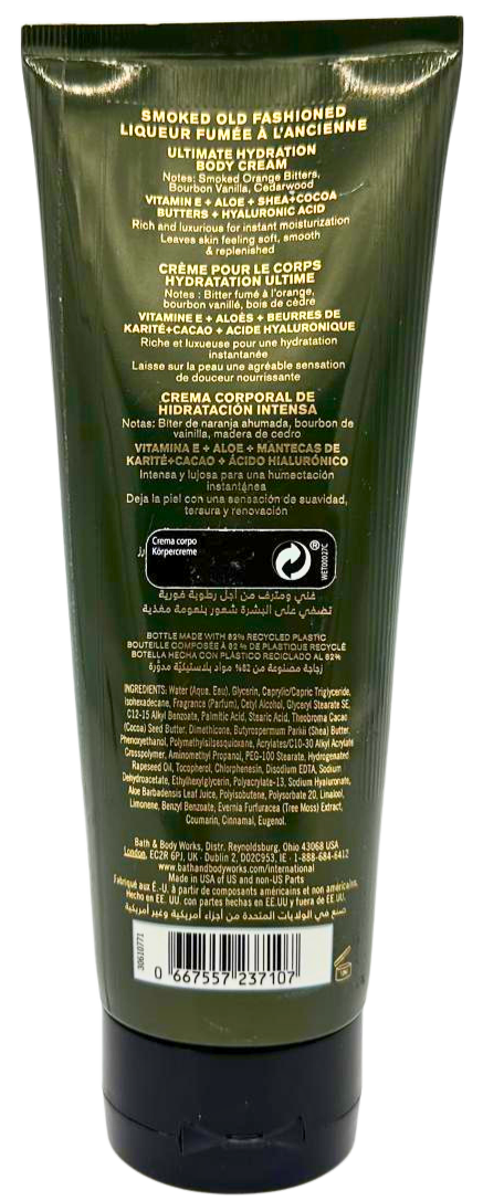crema corpo idratante Bath & Body Works Smoked Old Fashioned 226 gr