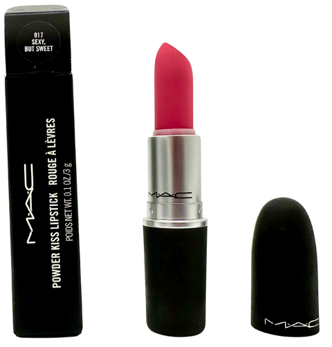 rossetto Mac Cosmetics Powder Kiss Lipstick 917 SEXY, BUT SWEET