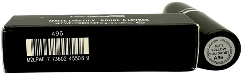 rossetto Mac Cosmetics Matte Lipstick Colour Rocker YELLOW YOU DARE?