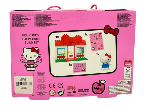 gioco lego casa da costruire Sanrio Hello Kitty Happy Home Build Set