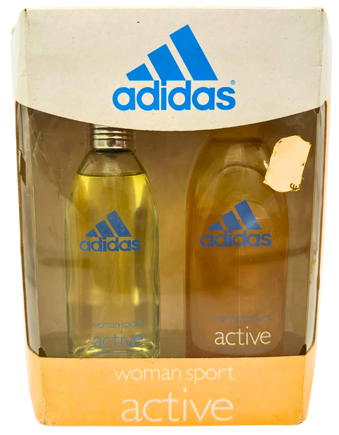kit Adidas Coty Woman Sport Active Eau de Toilette 100 ml + Refreshing Shower Gel 200 ml